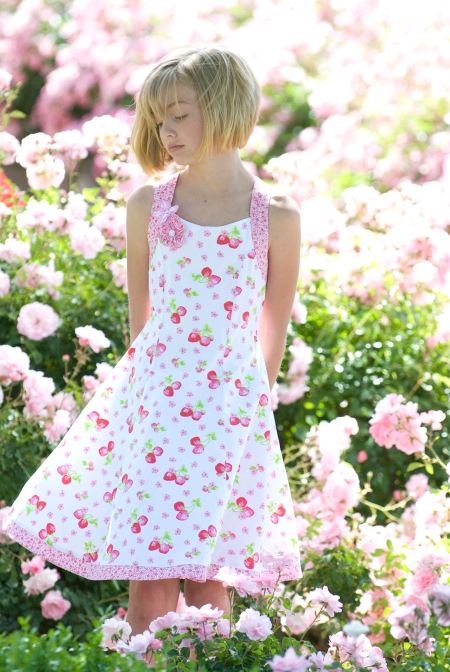 Biscotti Strawberry Fields Dress - sizes toddler thru tween